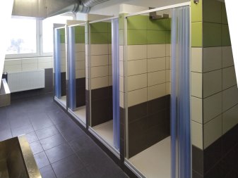 sestava sprchových dveří (koupelna 2) - otevřeno