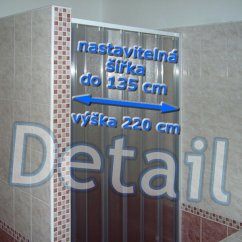 Sprchové dveře Akvabel šířka do 135 cm x výška 220 cm