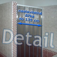 Sprchové dveře Akvabel šířka do 135 cm