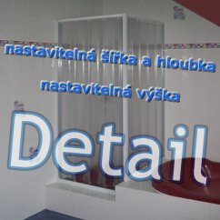 Sprchový kout Akvabel s nastavitelnými rozměry