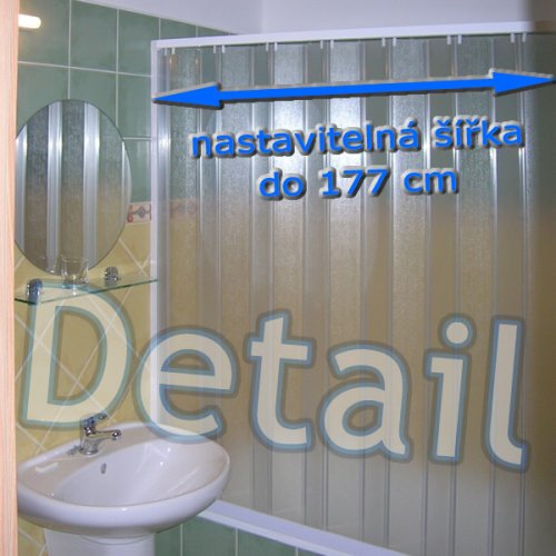 Vanová zástěna Akvabel šířka do 177 cm